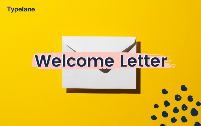 welcome letter